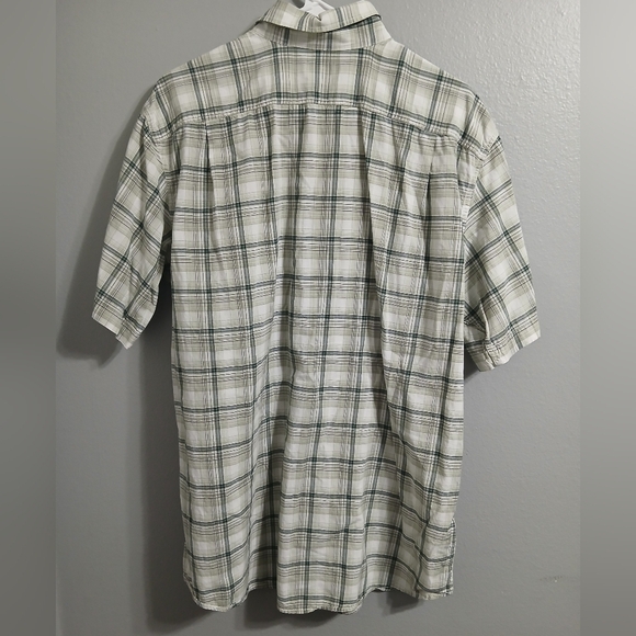 Eddie Bauer Men's Gray Plaid Shirt - Picture 5 of 8
